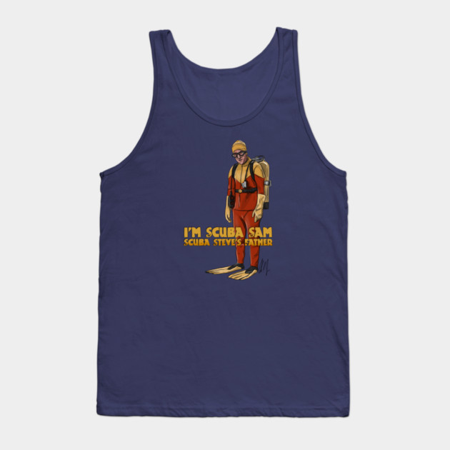 Big Daddy: Scuba Sam Tank Top by 51Deesigns