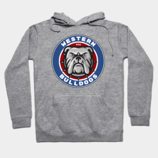 Western Bulldogs Footscray Fan Art Hoodie