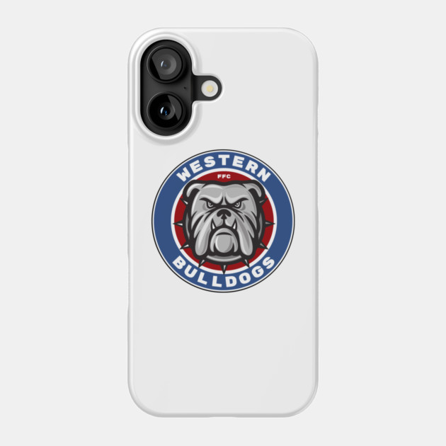 Western Bulldogs Footscray Fan Art Phone Case by Timeless Chaos