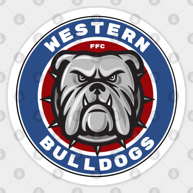 Western Bulldogs Footscray Fan Art Sticker by Timeless Chaos