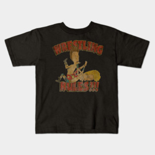 Wrestling Rules !! Beavis And Butt Head Kids T-Shirt