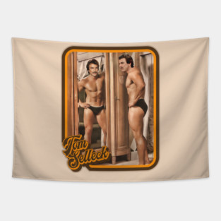 Tom Selleck Double the Daddy Tapestry