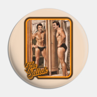 Tom Selleck Double the Daddy Pin