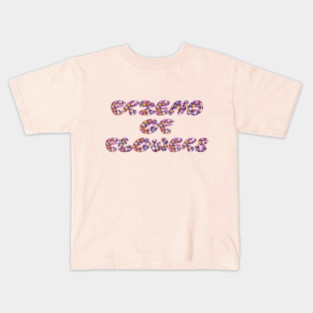 Friend of Flowers (purple) Kids T-Shirt