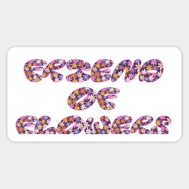 Friend of Flowers (purple) Magnet by Four Season Foraging