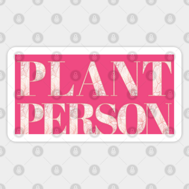 Plant Person (pink) Sticker by Four Season Foraging