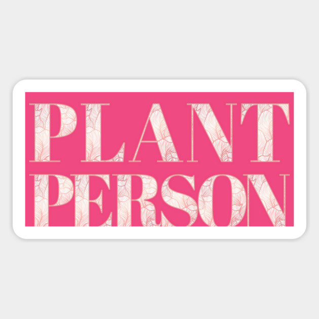 Plant Person (pink) Magnet by Four Season Foraging
