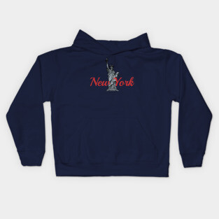 New York Statue of Libery Kids Hoodie
