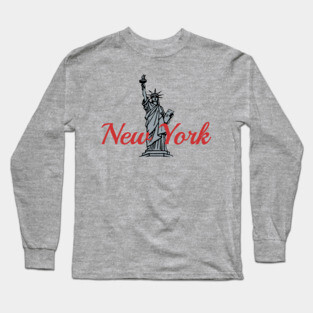 New York Statue of Libery Long Sleeve T-Shirt