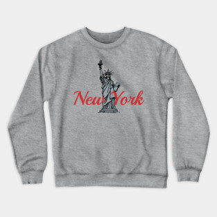 New York Statue of Libery Crewneck Sweatshirt