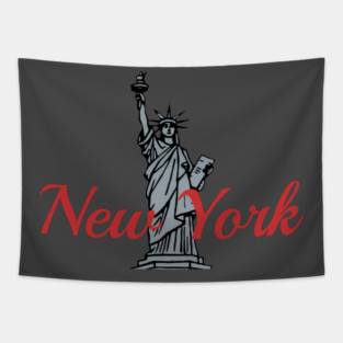 New York Statue of Libery Tapestry