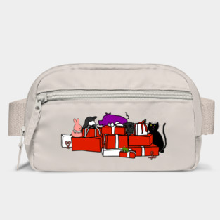 Classic Christmas Cute Animals and Boxes Bag