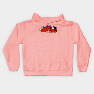 Classic Christmas Cute Animals and Boxes Kids Hoodie