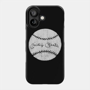 Mickey Mantle Signature Phone Case