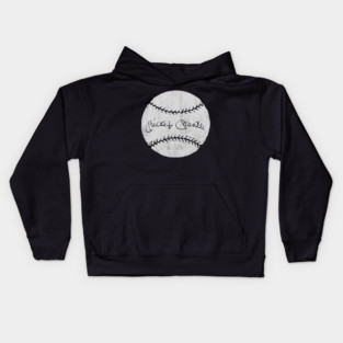 Mickey Mantle Signature Kids Hoodie