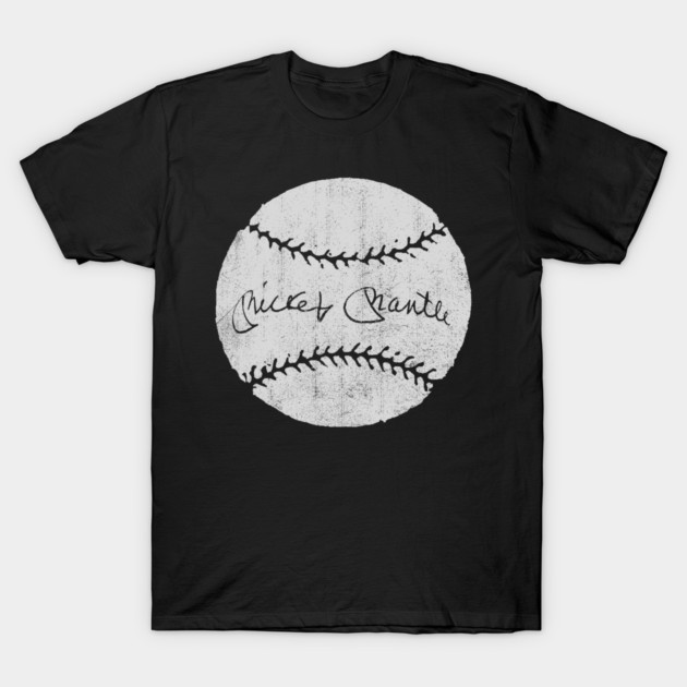Mickey Mantle Signature T-Shirt by mariahadley12