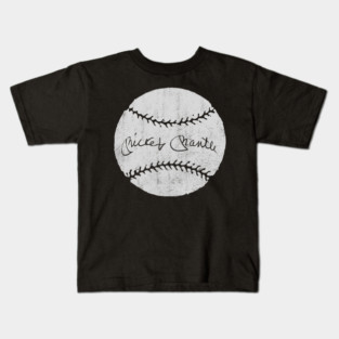 Mickey Mantle Signature Kids T-Shirt