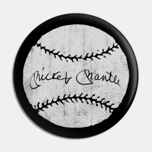 Mickey Mantle Signature Pin