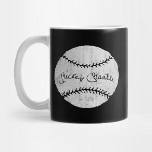 Mickey Mantle Signature Mug