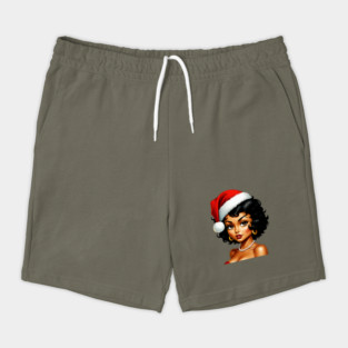 Santa Babe, Black Girl Santa Shorts