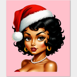 Santa Babe, Black Girl Santa Posters and Art