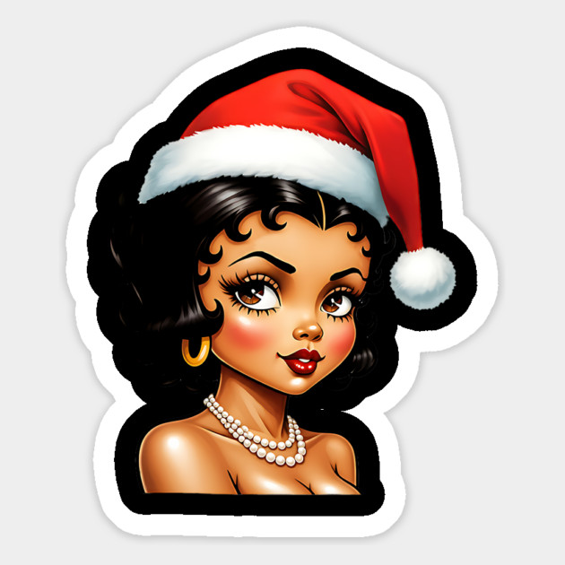 Santa Babe, Black Girl Santa 2 Magnet by UrbanLifeApparel