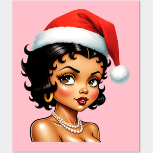 Santa Babe, Black Girl Santa 2 Posters and Art