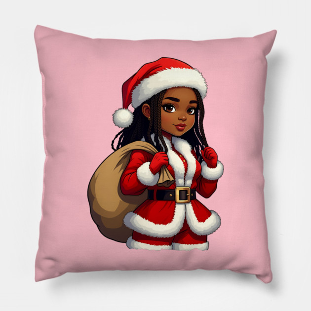 Cute Santa Babe Pillow by UrbanLifeApparel