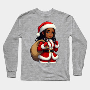 Cute Santa Babe Long Sleeve T-Shirt