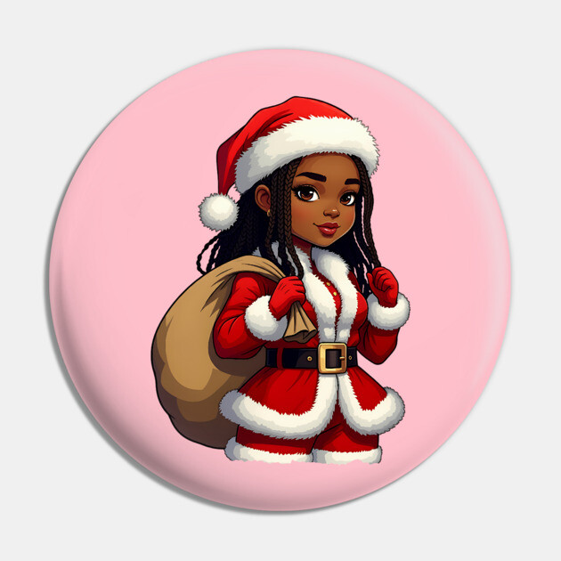 Cute Santa Babe Pin by UrbanLifeApparel