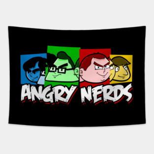 Angry Nerds Tapestry