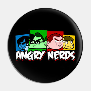 Angry Nerds Pin
