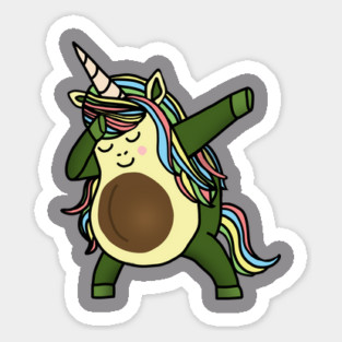 Avocado Cute Unicorn Funny Birthday or Xmas gift Magnet
