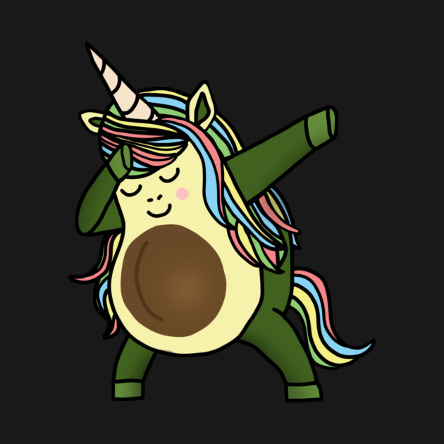 Avocado Cute Unicorn Funny Birthday or Xmas gift by logiamerch