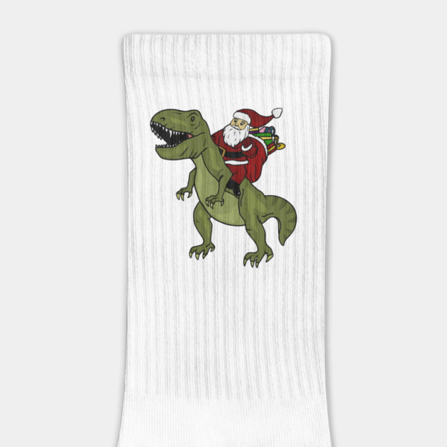 Dinosaur Christmas Gift Xmas T Rex Santa Funny by logiamerch