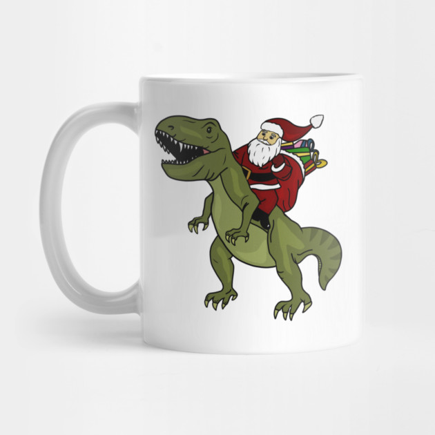 Dinosaur Christmas Gift Xmas T Rex Santa Funny by logiamerch