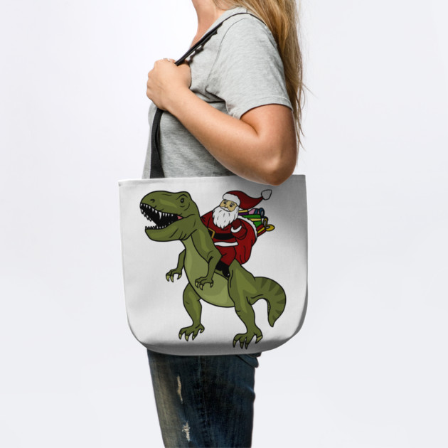 Dinosaur Christmas Gift Xmas T Rex Santa Funny by logiamerch