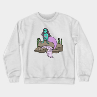 Girls mermaid, Birthday Girl Ocean Crewneck Sweatshirt