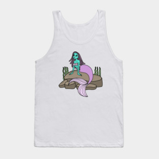 Girls mermaid, Birthday Girl Ocean Tank Top