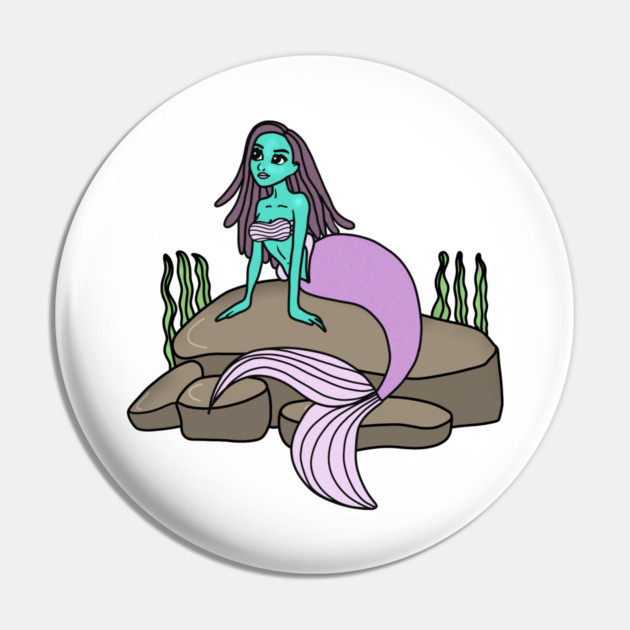 Girls mermaid, Birthday Girl Ocean Pin by logiamerch