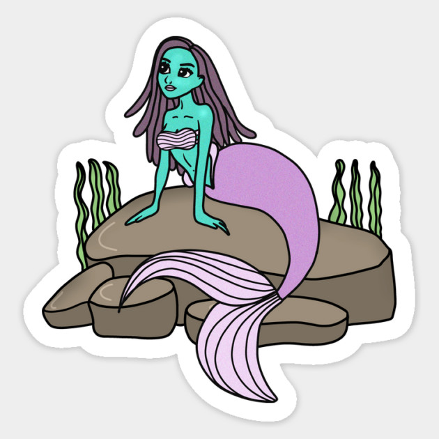 Girls mermaid, Birthday Girl Ocean Sticker by logiamerch