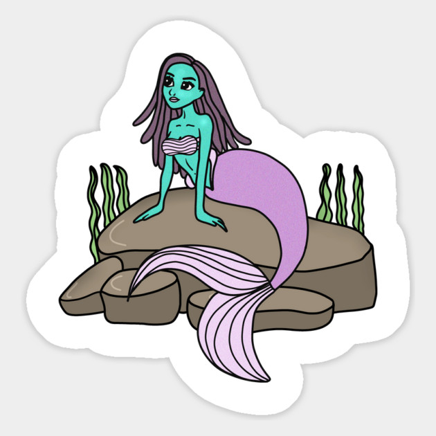 Girls mermaid, Birthday Girl Ocean Magnet by logiamerch