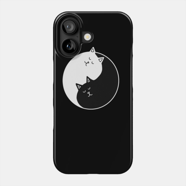 Yin Yang Cats, Cute Cats, Kitten Cat Lover Phone Case by logiamerch