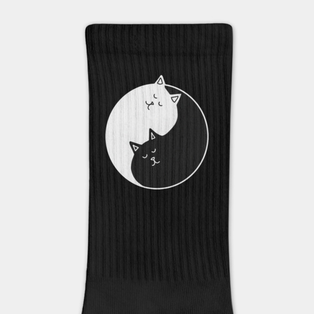 Yin Yang Cats, Cute Cats, Kitten Cat Lover by logiamerch