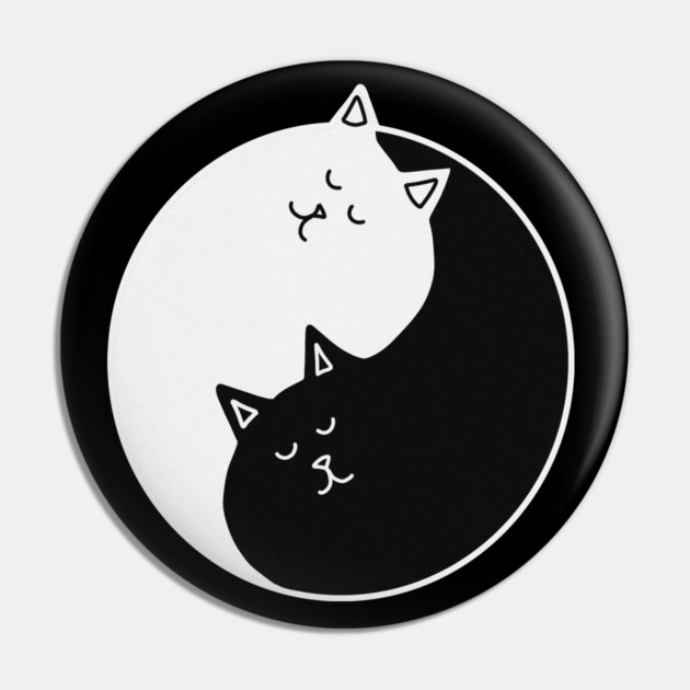 Yin Yang Cats, Cute Cats, Kitten Cat Lover Pin by logiamerch