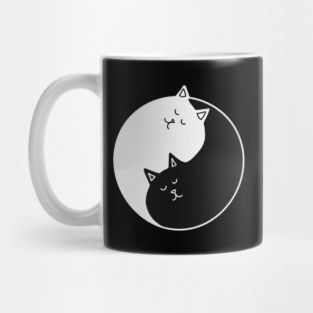 Yin Yang Cats, Cute Cats, Kitten Cat Lover Mug