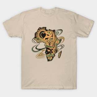 Map of Africa, Celebrate Culture, Geography, Style T-Shirt