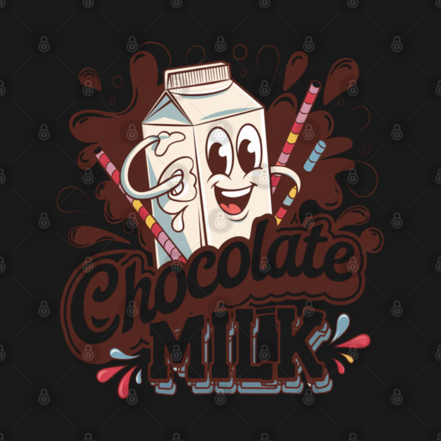 Chocolate Milk Lover's Dream: Fun and Trendy Design for Every Sweet Tooth by Pixel Threads 