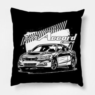 Accord Coupe - White Print Pillow