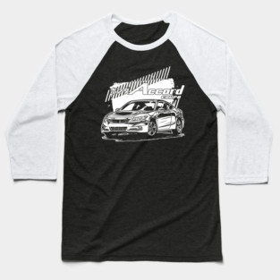 Accord Coupe - White Print Baseball T-Shirt